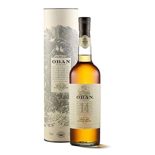 Oban 14 Anni Single Malt Scotch Whisky con Astuccio - 700 ml...