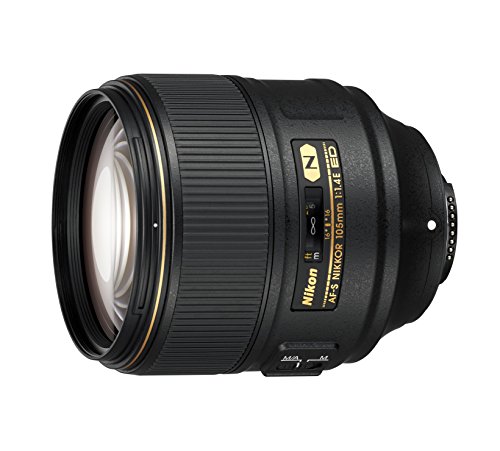 Obiettivo per fotocamera Nikon AF-S Nikkor, 105 mm, 1:1,4E, nero