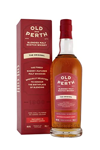Old Perth The Original Blended Malt Scotch Whisky Sherry Casks 46% Vol 0.7 l in Confezione Regalo
