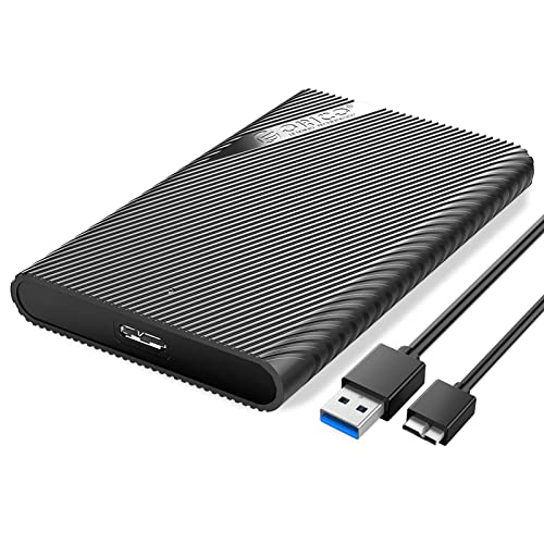 ORICO Case Esterno per Disco Rigido 2.5,HDD SSD Custodia Esterno Adattatore per USB3.0 a SATA Portbale per HDD SSD da 7 mm 9,5 mm, Supporto Senza Attrezzi Max 4 TB con UASP