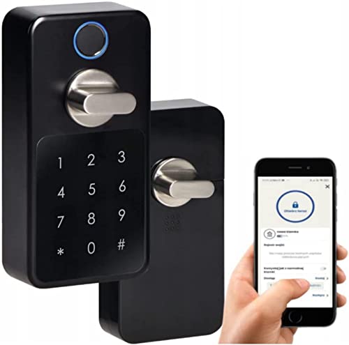 ORNO ZS-854 Serratura Smart Biometrica Modo di Funzionamento: Bluetooth   Codice   Lettore di Impronte Digitali IP44