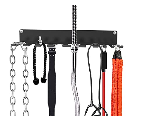 OUUO Home Gym Storage Rack accessori per fasce di resistenza, cingh...