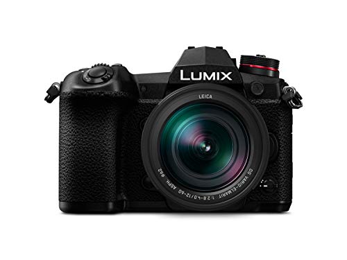 Panasonic Lumix DC-G9LEC-K Fotocamera Evil da 20,3 MP (20 FPS AFC RAW, stabilizzatore ottico a 5 assi, Live Mos, 4 K Ultra HD, Touch Screen) Kit con obiettivo LEICA 12-60 mm F2.8-F4, Bluetooth, nero