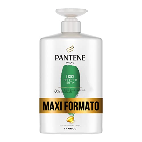 Pantene Pro-V Shampoo Lisci Effetto Seta, Shampoo per Capelli Cresp...