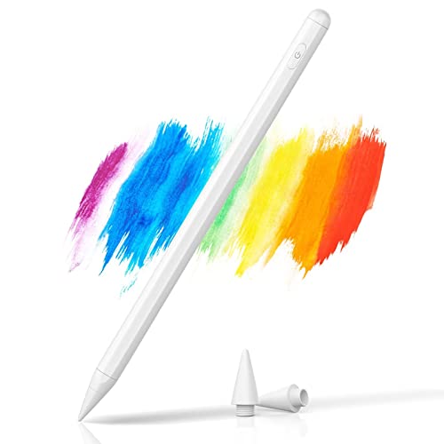 Paperfeel Penna Stilo per Apple iPad Pencil (2018-2022), con Palm Rejection, Pen per iPad Pro 11 12.9, Air 3 4 5, Mini 5 6, iPad 6 7 8 9 Generazione, Funzione di Inclinazione, Magnetica, Sensibile