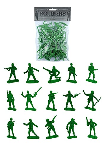 Partyrama - Soldatini di plastica, confezione da 50 pezzi...
