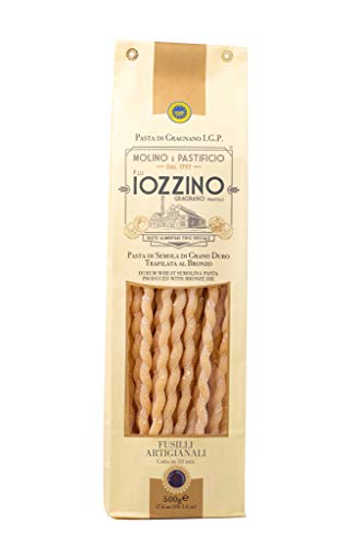 Pastificio F.lli Iozzino - Pasta di Gragnano IGP - Fusilli artigianali 3Kg (6x500gr)