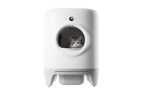 PETKIT Pura X Lettiera per gatti autopulente , XSecure Rimozione dell odore Controllo dell APP Lettiera automatica per più gatti