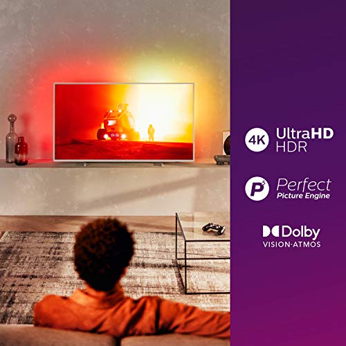 Philips 58 Pollici Smart TV 4K. Televisore LED UHD per Netflix, You...