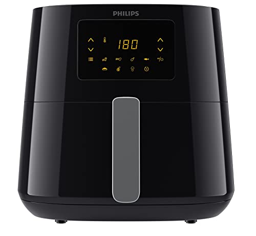 Philips Airfryer XL Essential - 6,2 L, Friggitrice Senza Olio, Tecnologia Rapid Air, Touchscreen, App NutriU (HD9270 90)