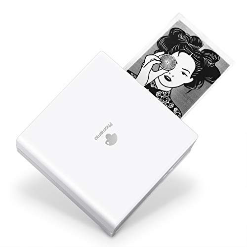 Phomemo M02 Stampante Fotografica Portatile Mini Stampante per Smartphone Termica Wireless Bluetooth Compatibile con Sistemi Android e iOS, per Aziende, Piano di Lavoro, Appunti di Riunione, Bianco