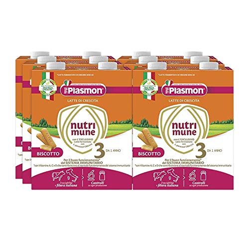 Plasmon Nutri-Mune 3 Biscotto Liquido 2x500ml (6 Confezioni)