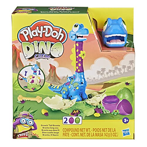 Play-Doh- Hasbro Dino Crew-Il Brontosauro Che Scappa, Dinosauro Gio...