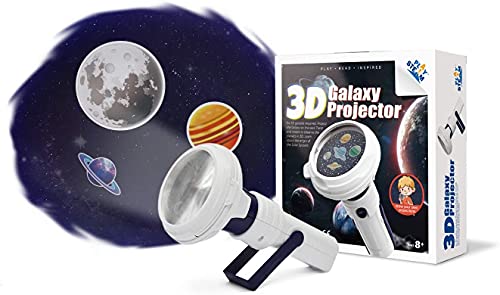 PLAYSTEM Planetario proiettore per Bambini, trasformare Le Immagini 2D in 3D Dynamic Universe Marvels