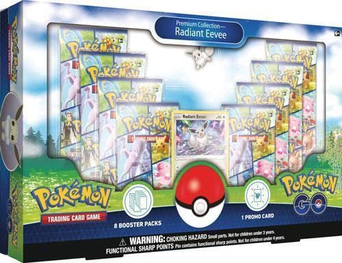 Pokemon TCG GO Premium Collection: Radiant Eevee Box 8 buste + promozioni e altro ancora!
