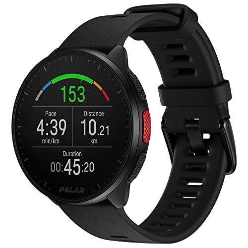 Polar Pacer - Running watch con GPS - Processore ad alta velocità - Super leggero con pulsanti antiscivolo - Funzionalità di allenamento e recupero - Cardiofrequenzimetro - Controlli musica