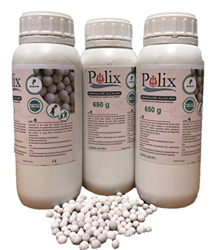 Polix Ricarica granulare Alcalina 650 g, in flacone. Granuli per innalzamento pH nelle caldaie a condensazione