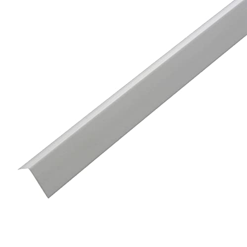 PROFILO ANGOLARE PARASPIGOLO IN PLASTICA PVC BIANCO mm 20X20 H 2,60 (2 aste = 5,20 metri)