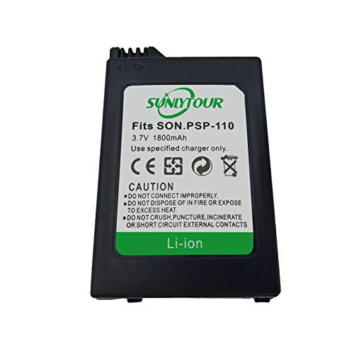 PSP-110 Batteria per Playstation sostituzione della Litio Ioni Ricaricabile batteria Compatibile con PSP 1000 serie