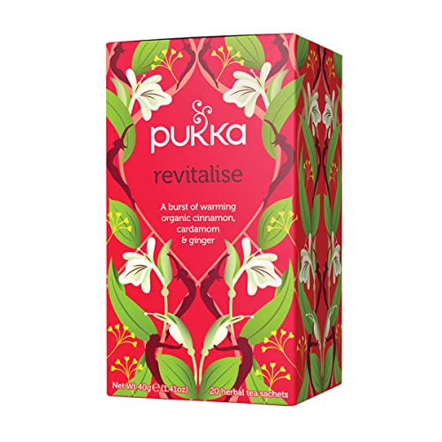 Pukka Herbs Organic Revitalise Kapha Tea - Pack of 20 Sachets