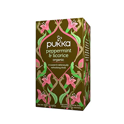 PUKKA TEA - MENTHE POIVRÉE & RÉGLISSE (PEPPERMINT & LICORICE) - 2 Packs …