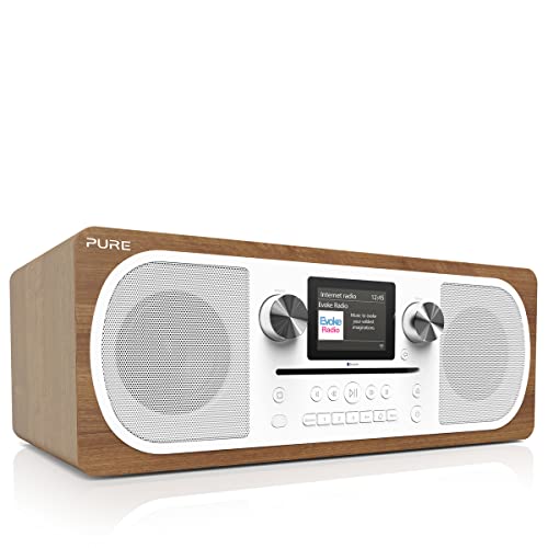 Pure Evoke C-F6 Stereo dispositivo musicale tutto in uno (CD, DAB+ Digitale, Radio FM, Internet radio, Bluetooth telecomand incluso)