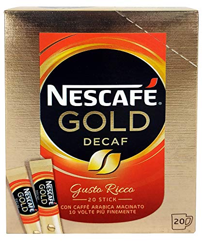 PZ 120 CAFFE  SOLUBILE DECAFFEINATO NESCAFE GOLD MONOPORZIONE LIOFI...