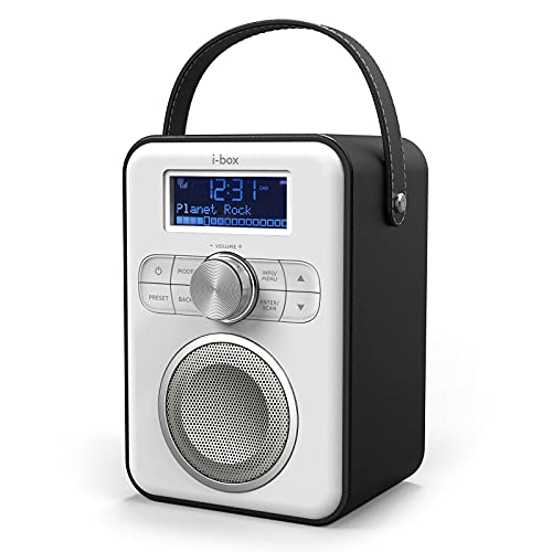 Radio Portatile DAB DAB+ FM con Bluetooth, Radiolina Ricaricabile A...