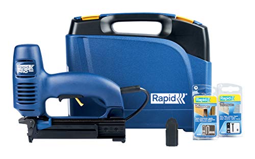 Rapid 10643015 R606 Graffatrice Elettrica PRO, 240 V, Blu