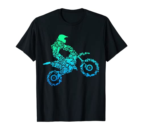 Regalo di Dirt Bike Rider Motocross Enduro Dirt Biking Maglietta