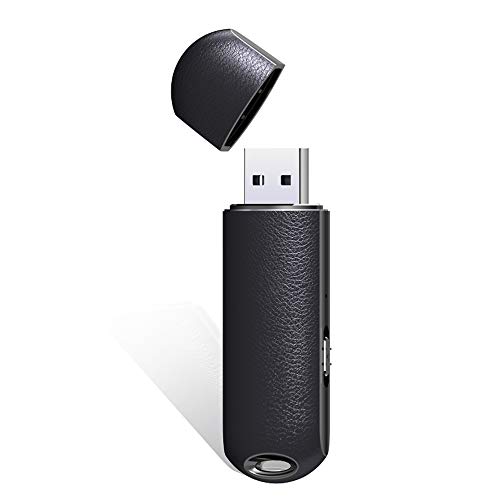 Registratore Vocale Digitale USB da 16 GB, Registratore ad Attivazione Vocale per Riunioni, Lezioni, Interviste, Dispositivo di Registrazione Audio Portatile Ricaricabile