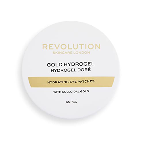 Revolution Skincare London - Patch idratanti per occhi in Idrogel, con oro colloidale, 60ezzi