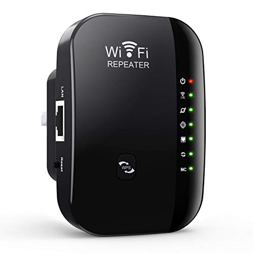 Ripetitore WiFi, 2.4GHz 300Mbps Wireless Extender Booster, Supporto Access Point AP modalità Amplificatore, Compatibile con Tutti Modem Router WiFi