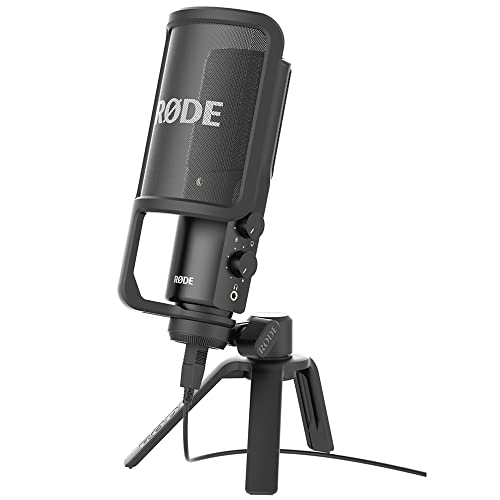 RODE NT-USB Microfono USB a Condensatore Versatile di Qualità da S...