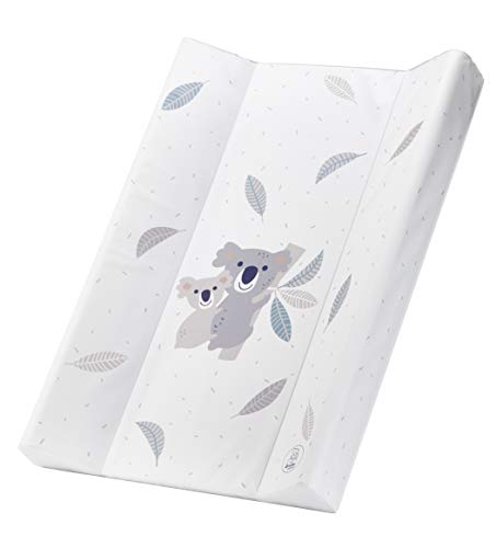 Rotho Babydesign 20099 0001 CQ Materassino Impermeabile per Cambiare Pannolini - Wedge Changing Pad, 70 x 50 cm, Multicolore (Bianco con Koala)