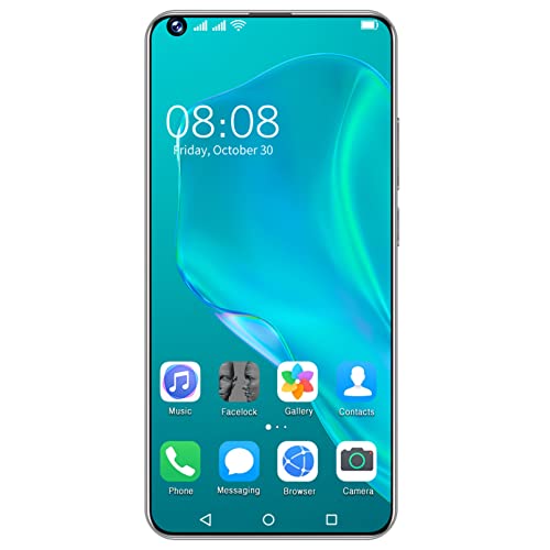 Roytil P50pro+ Android 11 Cellulare 8GB + 256GB Smartphone 7.0 Pollici HD Cellulare 5G Smartphone Economico 6800mAh Face ID, Blu, Grande
