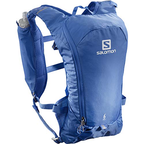 Salomon, Zaino Agile 6 con 3 Punti di Attacco e 3D Comfort per Trail Running, Unisex - Adulti, Blu (Nebulas Blue), Taglia Unica