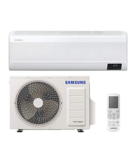 Samsung Clima WindFree Elite Climatizzatore Monosplit, 12000 BTU, SmartThings e Intelligenza Artificiale, WiFi, GAS R32, AR12TXCAAWKNEU+AR12TXCAAWKXEU, [Classe di efficienza energetica A+++ A+++]