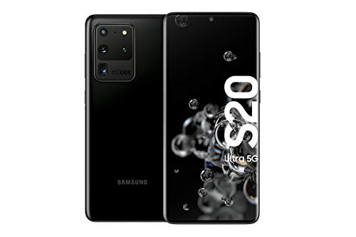 Samsung Galaxy S20 Ultra 5G - 128 GB di memoria, 12 GB di RAM, Hybrid Sim, Nero [Versione tedesca]