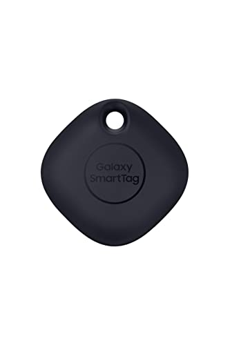 Samsung Galaxy - SmartTag 2021, tracciatore Bluetooth e localizzatore di oggetti per chiavi, portafogli, bagagli, animali domestici e altro (1 confezione) - Nero