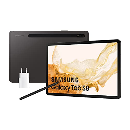 Samsung Galaxy Tab S8 con caricatore - Tablet Android da 11 pollici, 256 GB, WiFi, nero (versione spagnola)