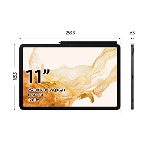Samsung Galaxy Tab S8 Tablet Android 11 Pollici Wi-Fi RAM 8 GB 128 ...