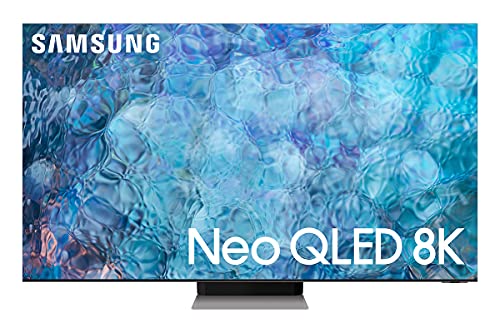 Samsung QE65QN900AATXZT Smart TV 65  Neo QLED 8K, Ultra HD, Processore Neo Quantum 8K con IA, Quantum HDR, OTS Pro, HDMI 2.1, Wi-Fi, Infinity Screen, Stainless Steel, 2021, Alexa, Google Assistant