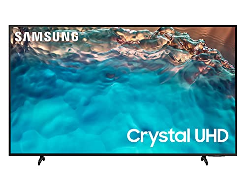 Samsung TV Crystal UHD UE55BU8070UXZT, Smart TV 55  Serie BU8070, Crystal UHD 4K, Alexa e Google Assistant integrati, Black, 2022, DVB-T2