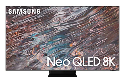 Samsung TV Neo QLED QE65QN800ATXZT, Smart TV 65” Serie QN800A, Neo QLED 8K UHD, Alexa e Google Assistant Integrata, Stainless Steel, 2021, HDMI 2.1, DVB-T2