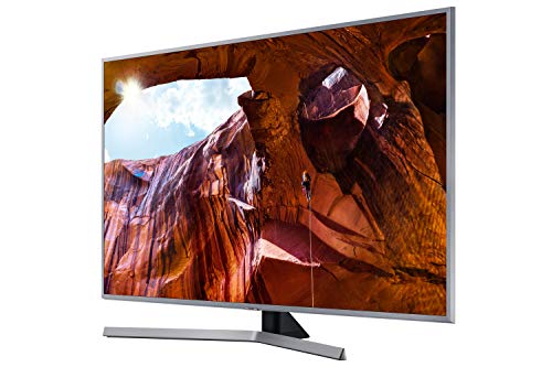 Samsung UE43RU7450UXZT Smart TV 4K Ultra HD 43 , Wi-Fi DVB-T2CS2, 3840 x 2160 Pixels, Argento, 2019 [Esclusiva Amazon]
