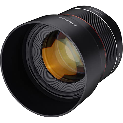 Samyang AF 85 mm, F1.4 Sony FE Focale Fissa Autofocus Pieno Formato Obiettivo per Sony Mirrorless e Reflex DSLR,