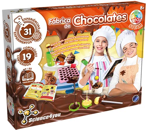 Science4you-Science4you-Fabrica de Chocolates-Gioco per 8 Anni, Multicolore, SY-80003132