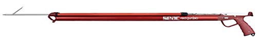 SEAC Red Gun, Fucile Subacqueo Arbalete con Testata per Elastici Paralleli Unisex Adulto, Rosso, 75 cm