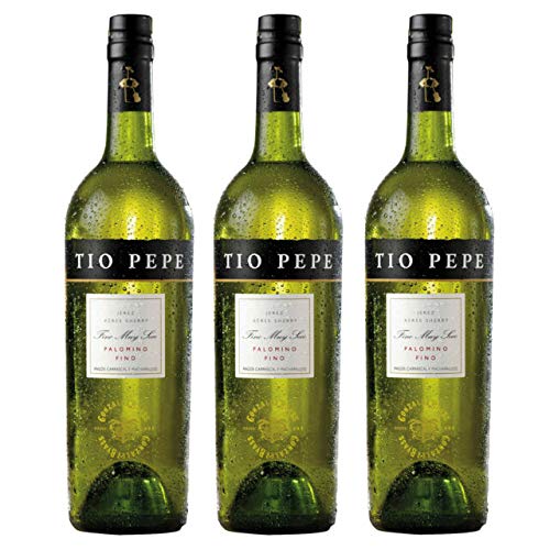 Sherry Tio Pepe Palomino Fino | Gonzalez Byass | Vino Spagnolo | 3 Bottiglie 75cl | Idea Regalo